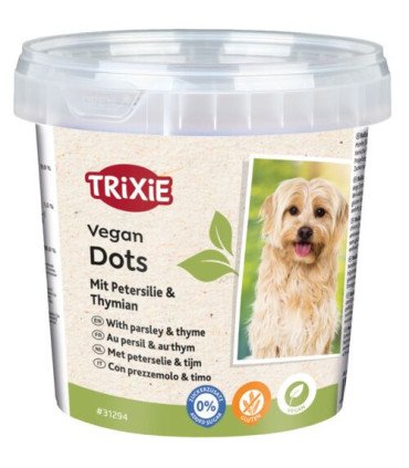 Snacks veganos con perejil y tomillo