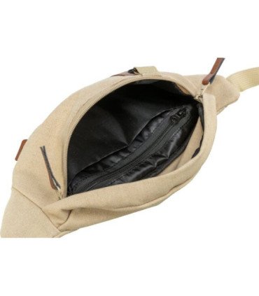 Bolsas bandolera beige con detalles funcionales