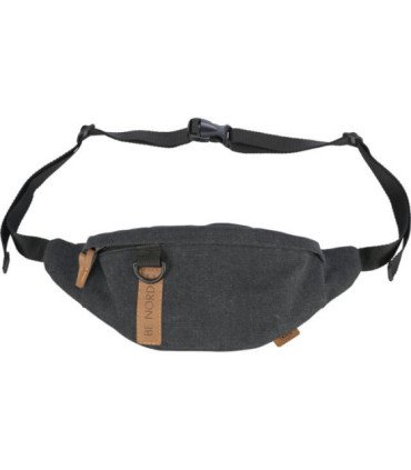 Bolsas bandolera gris con múltiples compartimentos