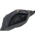 Bolsas bandolera gris con múltiples compartimentos