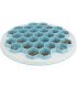 Bandeja Hive para alimentación lenta en gris y azul