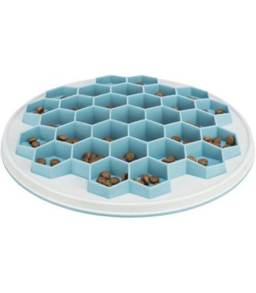 Bandeja Hive para alimentación lenta en gris y azul