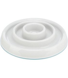 Comedero de alimentación lenta en color gris