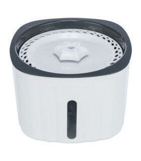 Fuente Flower Blanco/Gris, diseño moderno y funcional