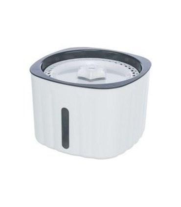 Fuente Flower Blanco/Gris, diseño moderno y funcional