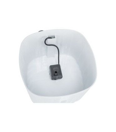 Fuente Flower Blanco/Gris, diseño moderno y funcional