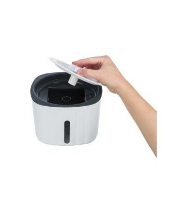 Fuente Flower Blanco/Gris, diseño moderno y funcional