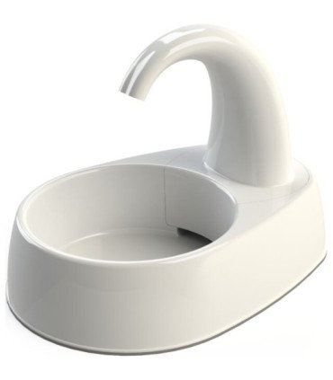 Fuente de acuario Curved Stream en color blanco