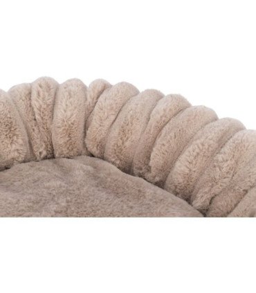Cama Lonni en suave peluche con cojín firme