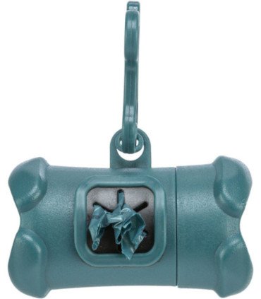 Dispensador de bolsas con gancho y bolsas con asas
