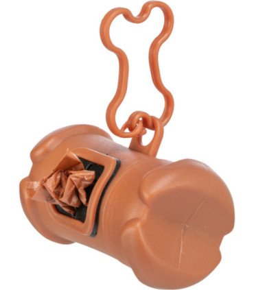 Dispensador de bolsas con gancho y bolsas con asas