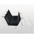 Funda protectora duradera para asiento trasero del coche