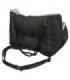 Asiento de coche gris/negro para perros y viajes
