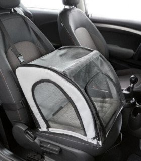 Asiento para coche con apertura lateral y frontal