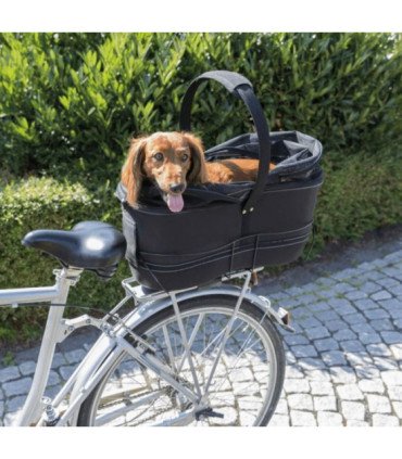Cesta para bicicleta con acceso seguro y ventilado