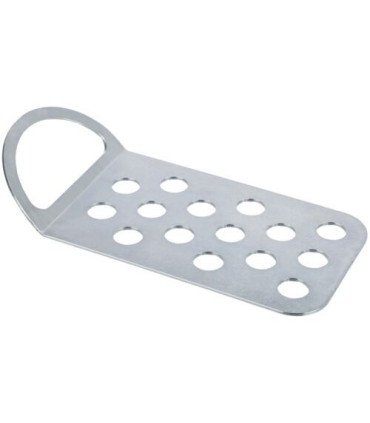 Placa de accionamiento en acero inoxidable para perro
