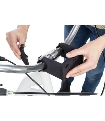 Soporte universal para cesta delantera de bicicleta