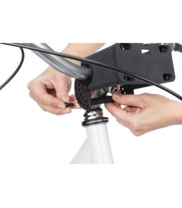 Soporte universal para cesta delantera de bicicleta