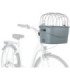 Cesta para bicicleta con soporte y bloqueo rápido