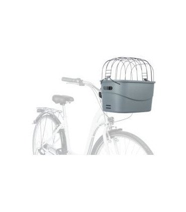 Cesta para bicicleta con soporte y bloqueo rápido