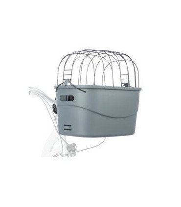 Cesta para bicicleta con soporte y bloqueo rápido