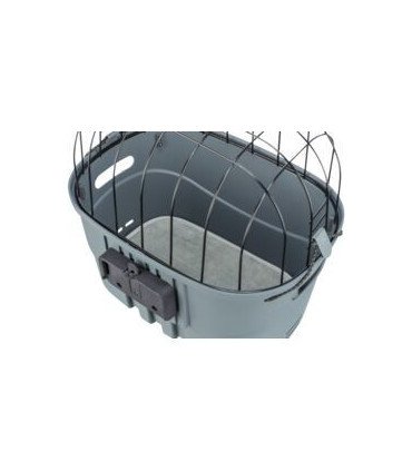 Cesta para bicicleta con soporte y bloqueo rápido