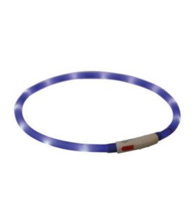 Collar LED recargable con cierre ajustable