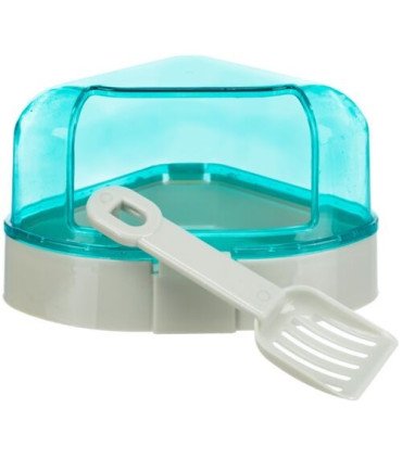 Bandeja Higiénica Esquinera con Techo