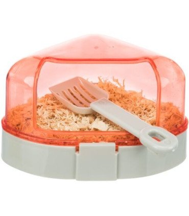 Bandeja Higiénica Esquinera con Techo