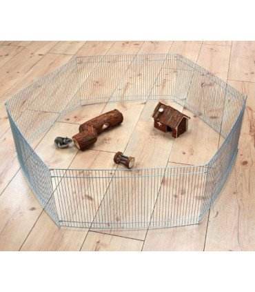 Recinto interior metal ampliable para mascotas