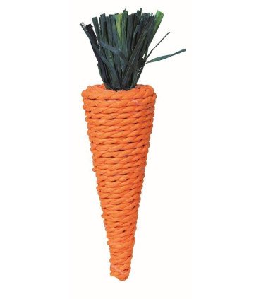 Juguete zanahoria natural para mascotas