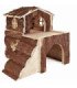 Casita Bjork en corteza de madera