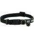 Collar ajustable con placa y cascabel reflectante