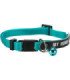 Collar ajustable con placa y cascabel reflectante