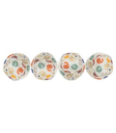 Pelota Leopardo, juguete de felpa con cascabel