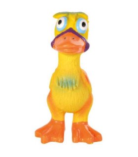 Animal de látex con sonido y fibra