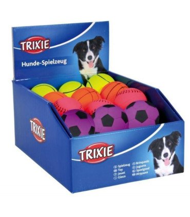 Pelotas de Gomaespuma en caja con motivos