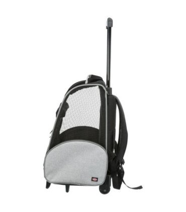Trolley alto para perros con compartimentos y ventilación