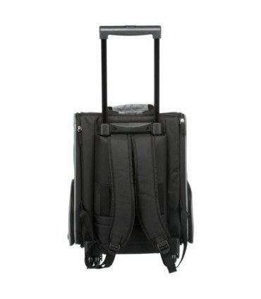 Trolley alto para perros con compartimentos y ventilación
