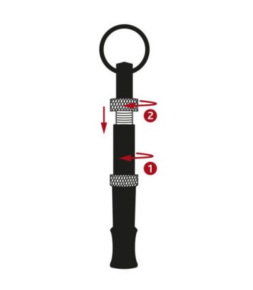 Silbato de alta frecuencia para entrenamiento canino