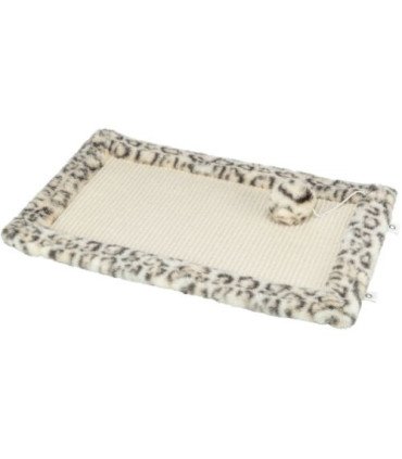 Alfombrilla Rascadora Leo beige para gatos