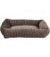 Cama Livia de terciopelo con cojín y funda extraíble