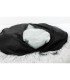 Cama Harvey en colores blanco y gris, elegante y acogedora