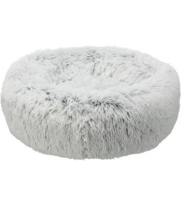 Cama Harvey en colores blanco y gris, elegante y acogedora