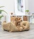 Cama Marley en lona con cojín y funda de algodón