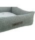 Cama Viviana azul con cojín y bordado