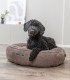 Cama orthopédica Lennox en tela Chenille