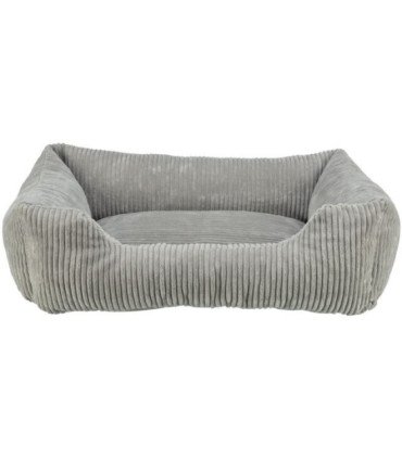 Cama ortopédica Jonna en gris con cojín