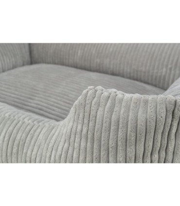 Cama ortopédica Jonna en gris con cojín
