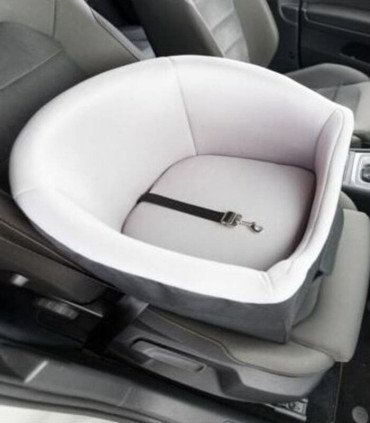 Asiento para coche con cinturón y bolsillo adicional